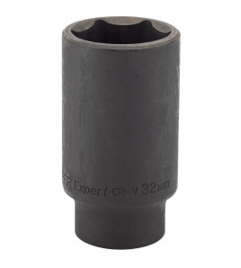 Draper HI-TORQ® Deep Impact Socket, 1/2 Sq. Dr., 32mm