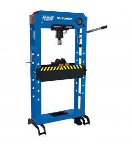 Draper Expert Pneumatic/Hydraulic Floor Press, 50 Tonne