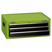 Intermediate Tool Chest, 3 Drawer, 26, Green