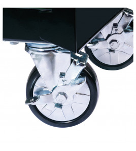 Roller Tool Cabinet, 7 Drawer, 26, Black