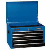 Tool Chest, 5 Drawer, 26, 660 x 445 x 430mm, Blue