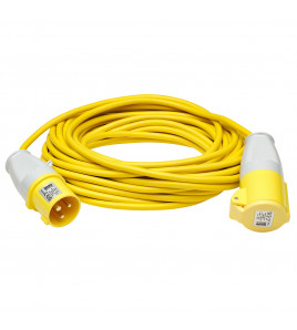Defender E85111 Extension Lead, Yellow, 1.5mm&sup2;, 16A, 14m