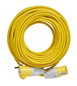 Defender E85233 110V Extension Lead, Yellow, 2.5mm&sup2;, 16A, 25m