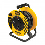 Defender E86465 230V 4-Way Light Industrial Cable Extension Reel, 20m