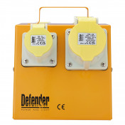 Defender E13108 110V Splitter Box, 2 x 16A / 2 x 32A