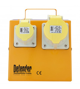 Defender E13108 110V Splitter Box, 2 x 16A / 2 x 32A
