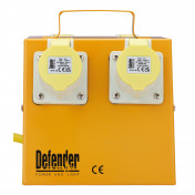 Defender E13104 110V Splitter Box, 4 x 16A