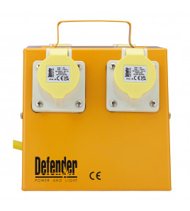 Defender E13104 110V Splitter Box, 4 x 16A