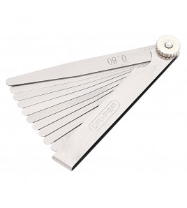 10 Blade Metric Feeler Gauge Set