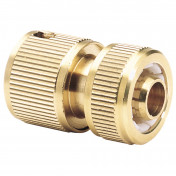 Brass Garden Hose Connector, 1/2