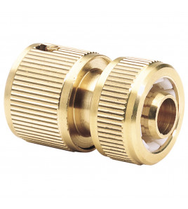 Brass Garden Hose Connector, 1/2