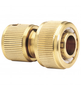 Draper Expert Brass Garden Hose Connector, 3/4