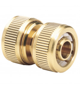 Brass Hose Repair Connector, 1/2