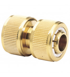 Brass Hose Repair Connector, 3/4
