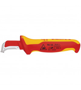 KNIPEX 98 55 SB VDE Stripping Knife, 180mm