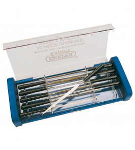 Draper Expert Diamond Needle File Set, 140mm (10 Piece)