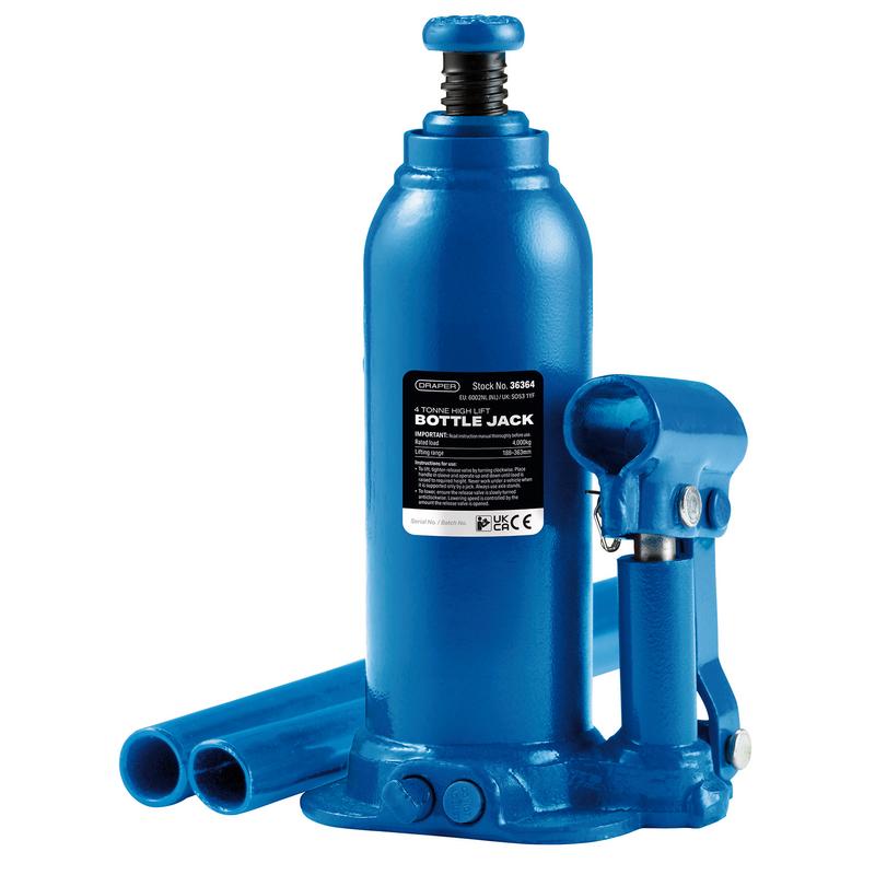 Hydraulic Bottle Jack, 4 Tonne