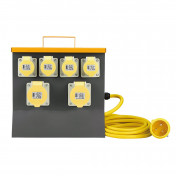 Defender E13125 110V Splitter (MCB) 4 x 16A/ 2 x 32A