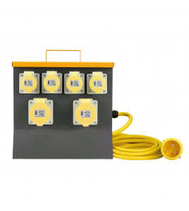 Defender E13125 110V Splitter (MCB) 4 x 16A/ 2 x 32A