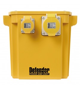 Defender E205042 5kVA Portable Transformer, 16A / 32A