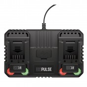 DXPULSE 18V Twin Fast Charger, 4.5A (2 Piece)