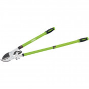 Telescopic Ratchet Action Anvil Loppers with Steel Handles