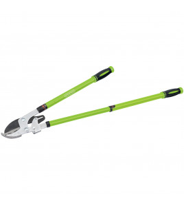 Telescopic Ratchet Action Anvil Loppers with Steel Handles