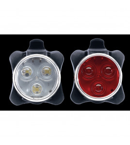 Rechargeable LED Bicycle Light Set