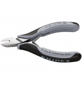 KNIPEX 77 02 115 ESD Electronics Diagonal Cutters, 117mm