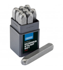 0 - 9 Number Stamp Set, 3/16