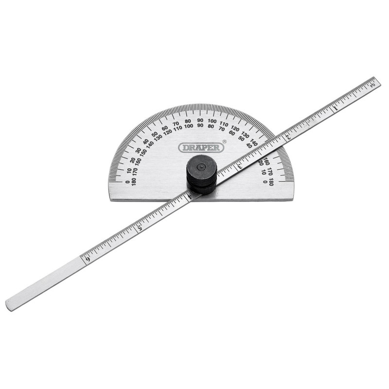 Protractor with Depth Gauge