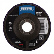 Polycarbide Strip Disc, 115mm, 22.23mm, 180 Grit, Purple