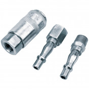 1/4 PCL BSP Air Line Coupling Set (3 Piece)