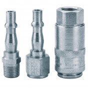 1/4 PCL BSP Air Line Coupling Set (3 Piece)