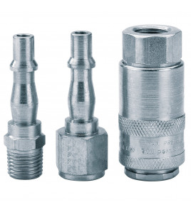 1/4 PCL BSP Air Line Coupling Set (3 Piece)