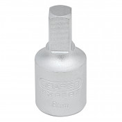 Square Drain Plug Key, 3/8 Sq. Dr., 8mm