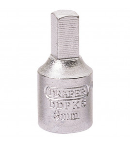 Square Drain Plug Key, 3/8 Sq. Dr., 8mm