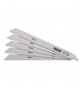 Bi-metal Reciprocating Saw Blades for Metal Cutting, 225mm, 14tpi (Pack of 5)