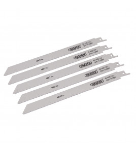 Bi-metal Reciprocating Saw Blades for Metal Cutting, 225mm, 14tpi (Pack of 5)