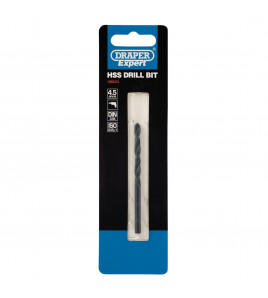 Draper Expert HSS Drill Bit, 4.5 x 80mm
