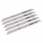 Bi-metal Reciprocating Saw Blades for Metal Cutting, 225mm, 18tpi (Pack of 5)