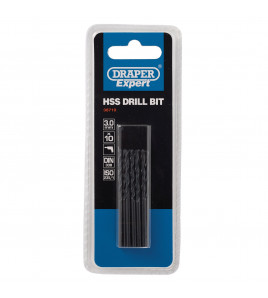 Draper Expert HSS Drill Bit, 3.0 x 162mm (Pack of 10)