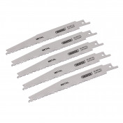 Bi-metal Reciprocating Saw Blades for Metal Cutting, 150mm, 8-14tpi (Pack of 5)