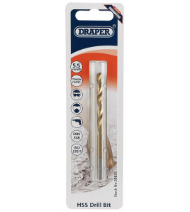 HSS Titanium Drill Bit, 5.5mm - Discontinued