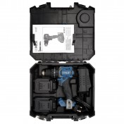 DXPULSE 18V Brushless Combi Drill Kit with 2 x 2Ah Battery and 74pc Accessories