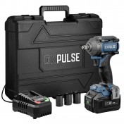 DXPULSE 18V Brushless Impact Wrench Set, 1/2 Sq. Dr., 400Nm, 1 x 4.0Ah Battery, 1 x 2.4A Charger