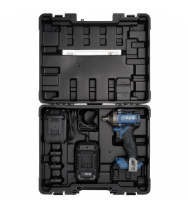 DXPULSE 18V Brushless Impact Wrench Set, 1/2 Sq. Dr., 400Nm, 1 x 4.0Ah Battery, 1 x 2.4A Charger