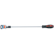 Draper Expert Plain Slot Flared Tip Long Reach Screwdriver, 9.5 x 250mm