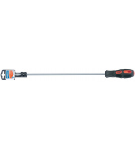 Draper Expert Plain Slot Flared Tip Long Reach Screwdriver, 9.5 x 250mm