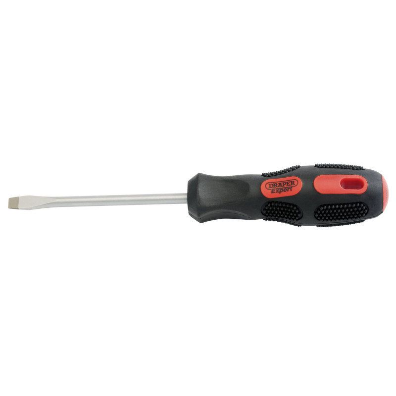 Draper Expert Plain Slot Flared Tip Screwdriver, 6 x 100mm (Sold Loose)